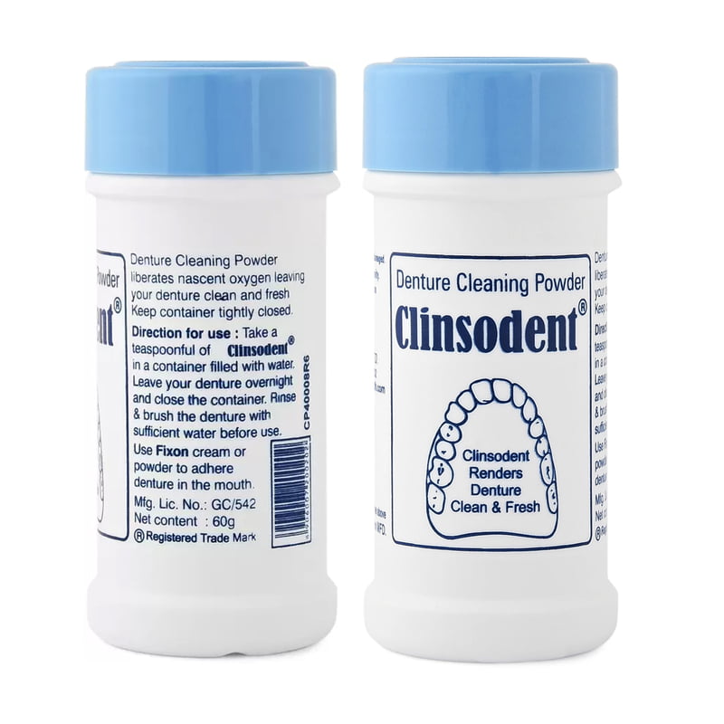 ICPA Clinsodent Denture Cleaning Powder 60g – Denture Cleanser