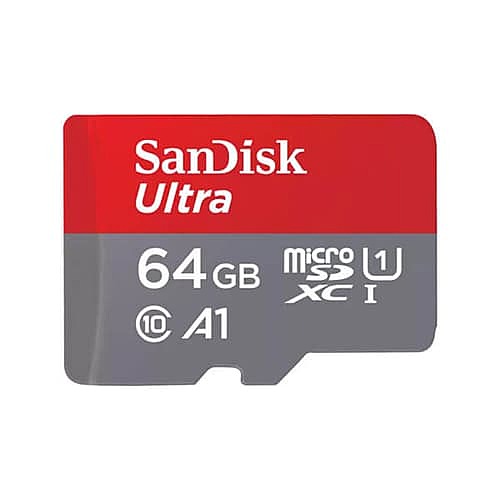 SanDisk Ultra 64GB microSDXC Memory Card – UHS-I | Up to 140MB/s