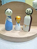Wooden Nativity Christmas Play Set