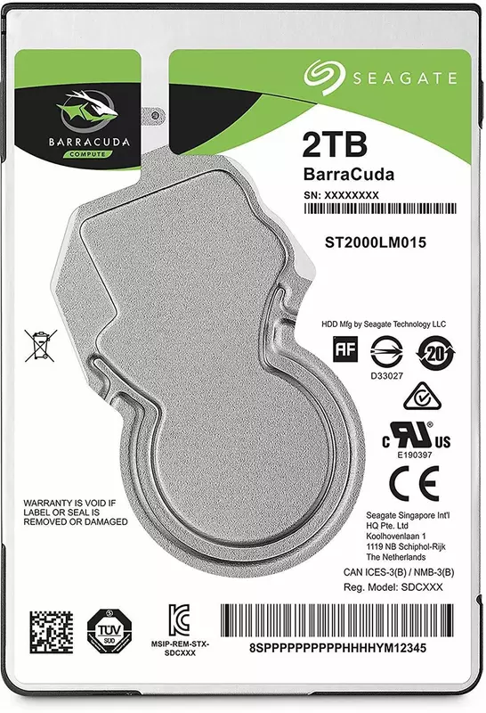 Open Box Seagate Barracuda 2TB (SDC-003)