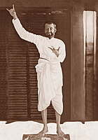 Sri Ramakrishna in Samadhi Single (Edited) Photo (Kalpataru pose)