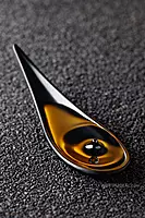 Close up view of pure sesame oil texture and natural color