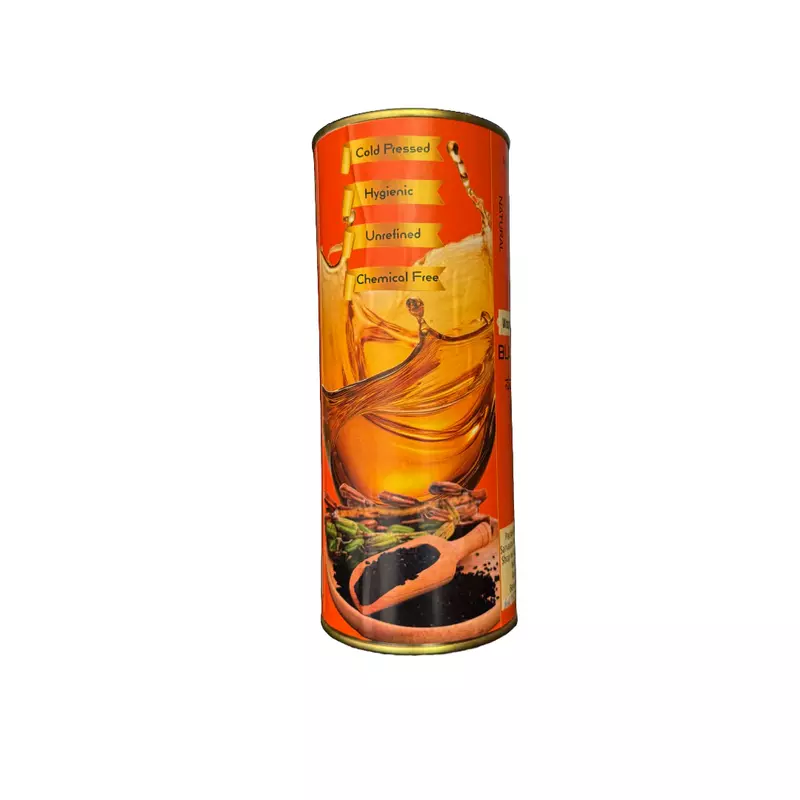 Wood Pressed Black Sesame Oil (Gingelly Oil )- 1L Tin