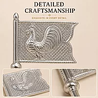 Sterling Silver Murugan Kodi Vel β Seval Kodi Design