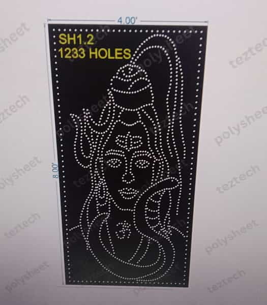 SH1.2 SHIV JI FACE 4X8FEET 1233HOLES