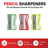 Pack of 100 Blue Translucent Pencil Sharpeners