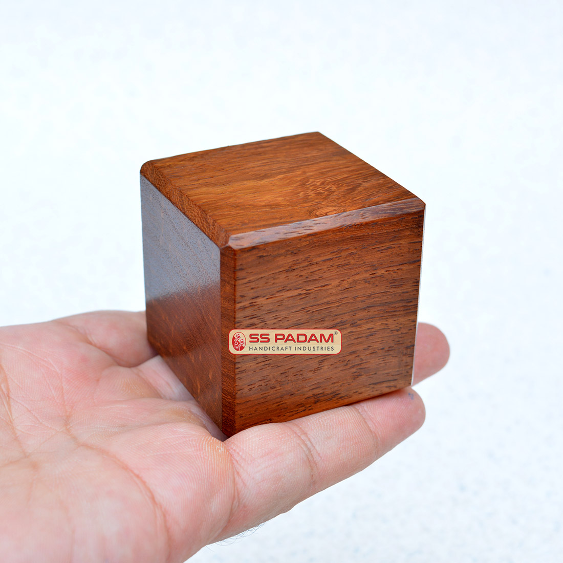 Sheesham Wood Paperweight Pair