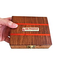 Sheesham Wooden Hard Disk Storage Box – Handmade & Elegant Organizer