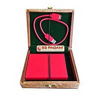 Sheesham Wooden Hard Disk Storage Box – Handmade & Elegant Organizer