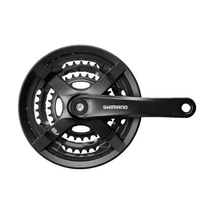 Shimano Tourney FC-TY501 3x6/7/8-Speed Triple Crankset (42-34-24T)