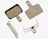 RESIN PAD(B01S), PAD SPRING, W/3 TYPES OF SPLIT PIN, 1 PAIR, IND.PACK