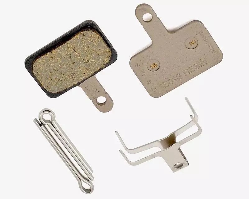 RESIN PAD(B01S), PAD SPRING, W/3 TYPES OF SPLIT PIN, 1 PAIR, IND.PACK