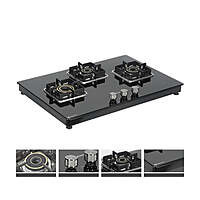 Shine Three Burner Gas Stove | Hob Top Auto Ignition