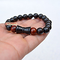 Shiv Damru Ebony Wood Karungali Bracelet
