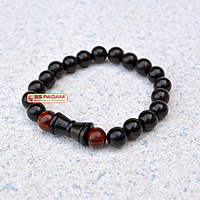 Shiv Damru Ebony Wood Karungali Bracelet