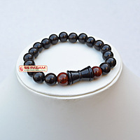 Shiv Damru Ebony Wood Karungali Bracelet