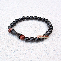 Shiv Damru Ebony Wood Karungali Bracelet