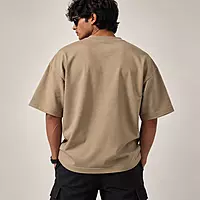 Shivatatva - Shivling Embroidered Oversized T-Shirt