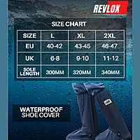 RAIDA REVLOX WATERPROOF SHOE COVER 2XL