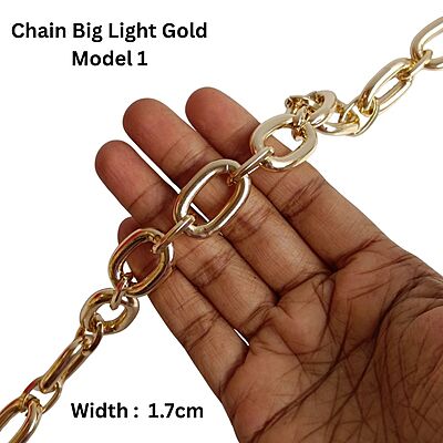 Bag Chain Assorted Big- Light Gold- Without hook Bag Chain Assorted Big- Light Gold- Without hook