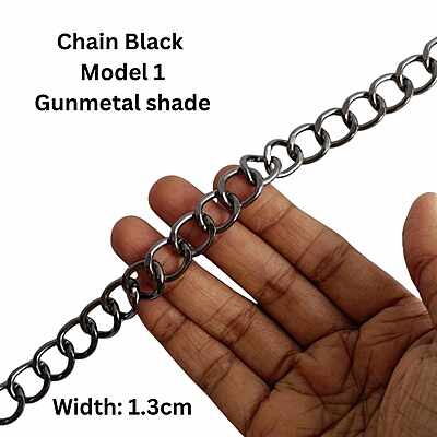 Bag Chain Assorted- Black- Without hook