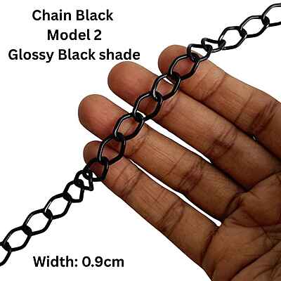 Bag Chain Assorted- Black- Without hook Bag Chain Assorted- Black- Without hook