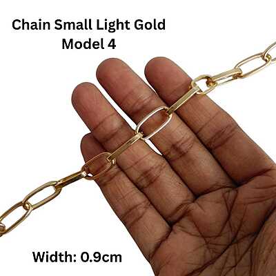 Bag Chain Assorted Small- Light Gold- Without hook