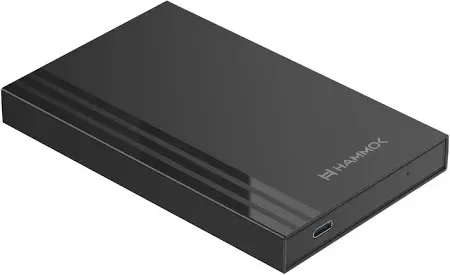 Hammok Cleo 2.5" USB-C 3.1 HDD Case – High-Speed, Stylish, RGB Lighting