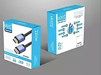 Uport 3m 4K HDMI Cable – Gold Tips, UHD 60Hz, supports high-speed data transfer, perfect for gaming and streaming, durable design, compatible with all HDMI devices, delivers stunning picture quality.