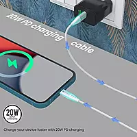 Portronics Konnect L – 20W PD Type-C to 8-Pin Cable offers fast charging and data transfer. Durable design, compatible with iPhones and iPads, ensuring reliable performance for all your devices.
