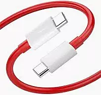 ONE PLUS Type C to C Cable 65W Dash,Warp,SuperVooc Charging Data Cable Type-C [10V/6.5A] Compatible with ONE PLUS 11/11R 5G/10R/10T/9/9R/9 Pro/9RT/8T Nord, USB-C Charger Adapter Cord