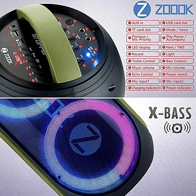 ZOOOK Show Stopper Portable Speaker ZOOOK Show Stopper Portable Speaker