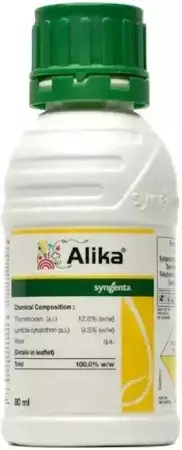 Syngenta Alika Insecticide (Thiamethoxam 12.6% + Lambda-cyhalothrin 9.5% ZC) - 200 ml
