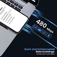 Portronics Konnect View – 20W USB to Lightning Cable, 1.2M, durable design, fast charging, compatible with iPhone and iPad, tangle-free, perfect for home and travel, reliable performance.