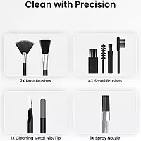 Portronics Clean N 18-In-1 Cleaning Kit for Laptop, Mobiles, and Tablets – White