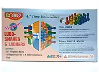MAGNETIC LUDO-SNACKES AND LADDERS