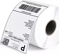 RN1919U - Shipping Label Top Coated- 4X6 inch - 100X150 mm - 1 Inch Core - 1 Up - Direct Thermal