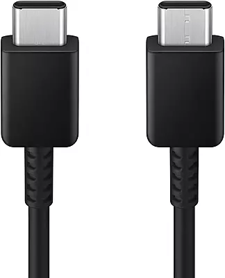 Samsung original Superfast Type C To C Mobile Data Charging Cable for Galaxy F55/A55/A35/M55/F55/F15/M15/A54/A15/A14/A34/A23/S21 Fe/S22/S23/S23 Fe 5G/S24/Z Fold 5,Transfer Power Delivery Cable