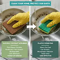 Eco-Friendly Coir Scrubber (Pack of 5 Pcs)