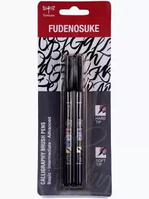 TOMBOW FUDENOSUKE BRUSH PEN 2 PCS SET TOMBOW FUDENOSUKE BRUSH PEN 2 PCS SET