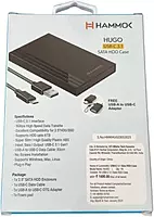 Hammok Cleo 2.5" USB-C 3.1 HDD Case – High-Speed, Stylish, RGB Lighting