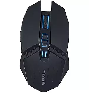 Coconut WM34 Glare Wireless Gaming Mouse – 6 Buttons | Ergonomic Design | RGB Lighting | Gaming Performance | Black | 1 Year Warranty