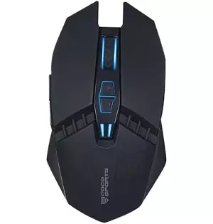 Coconut WM34 Glare Wireless Gaming Mouse – 6 Buttons | Ergonomic Design | RGB Lighting | Gaming Performance | Black | 1 Year Warranty