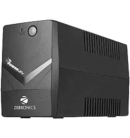 Zebronics Zeb-U1201 UPS – 230V, 3 Outlets, Tower design, provides reliable power backup, ideal for home and office use, ensuring your devices stay powered during outages.