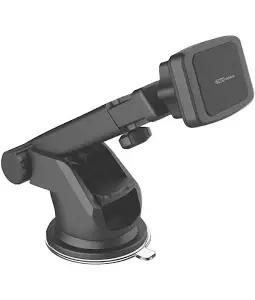 POR-1035 – Magnetic Car Mount, 360° Rotation, Black. Secure your device with strong magnets, enjoy hands-free navigation, and easily adjust viewing angles