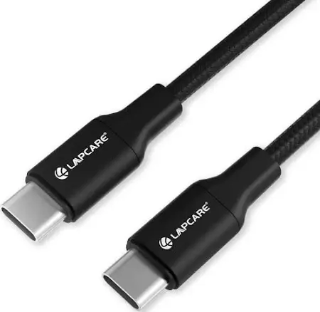 Lapcare Hook LTC‑636 USB Cable – 100W Fast Charging & High-Speed Data Transfer