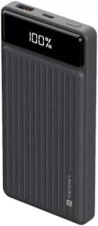 Portronics Luxcell B 10K Power Bank 10000mAh – 22.5W Fast Charging | Dark Grey