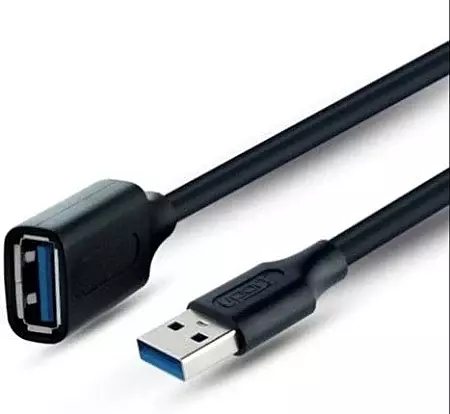 Uport USB 3.0 Extension Cable 3M – Black, high-speed data transfer, durable design, perfect for extending USB connections, compatible with various devices, ideal for home and office use.