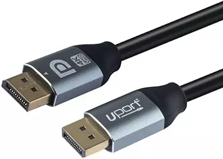 Uport DisplayPort Cable 3M – 4K Metal Head, high-speed connection for stunning visuals. Supports 4K resolution, ideal for gaming.