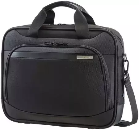 Samsonite Vectura Slim Bailhandle Laptop Bag – Professional Business Carry | Black